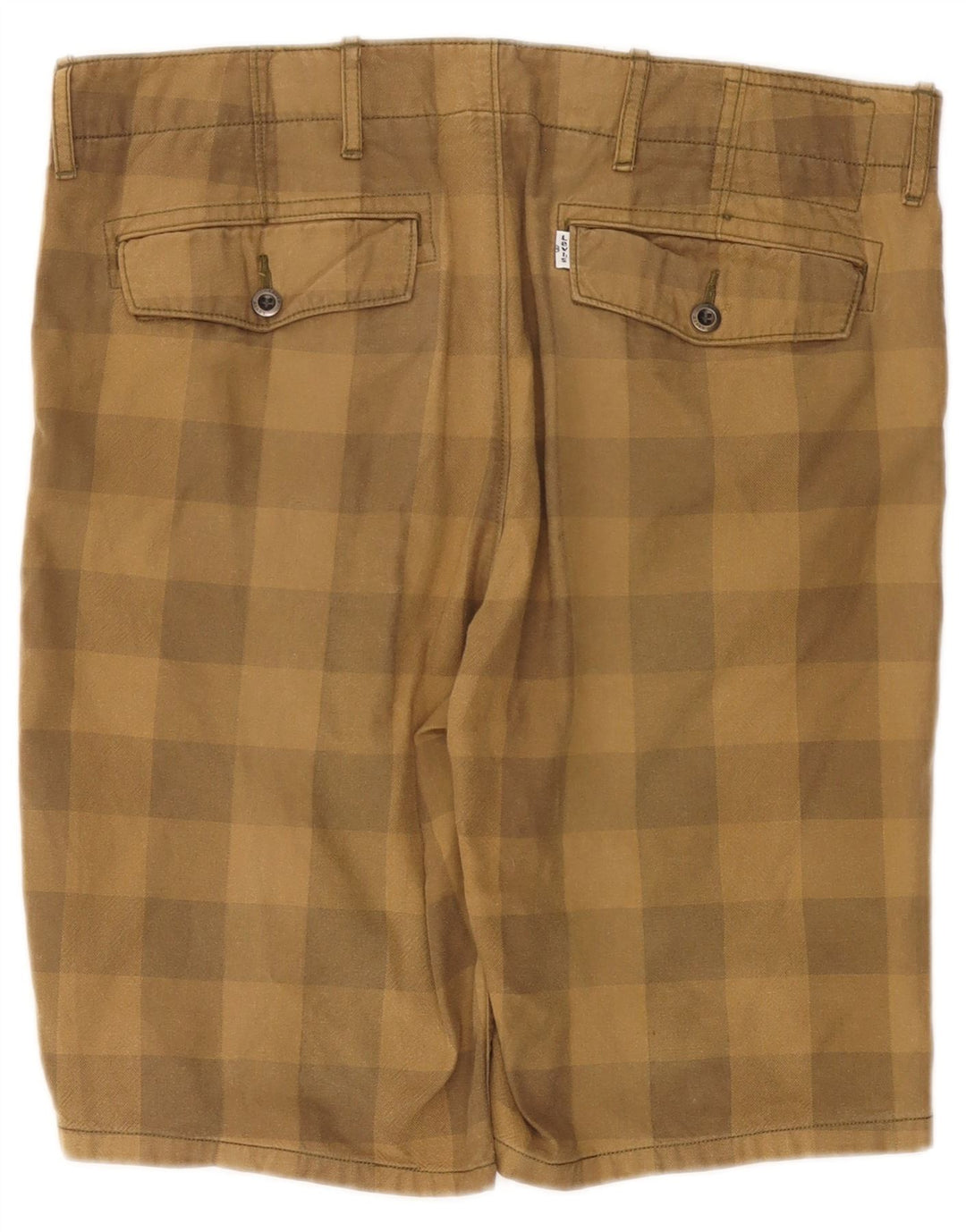 LEVI'S Short Chino Homme W33 Kaki Moyen Vichy Coton