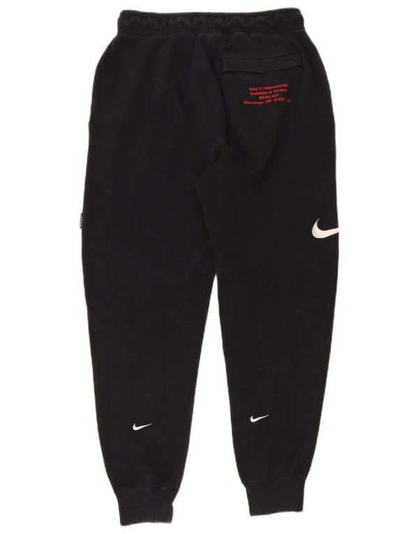 Nike Pantalon de survêtement Swoosh pour homme en coton noir Taille S