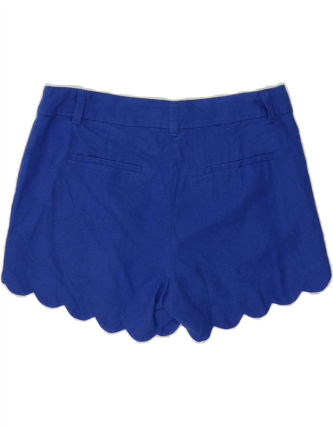 J. CREW Womens Chino Shorts US 6 Medium W32 Blue Linen Vintage J. Crew and Second-Hand J. Crew from Messina Hembry 