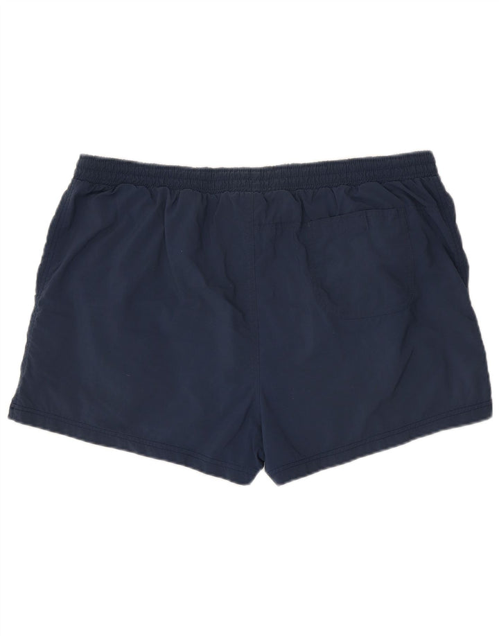 Reebok Short de Sport Homme Large Bleu Marine Nylon