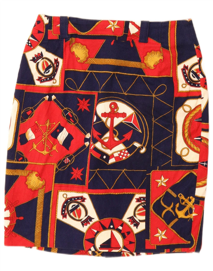 LES COPAINS Jupe Crayon Femme IT 42 Medium W26 Bleu Marine