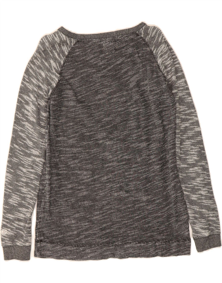 CHAMPION Mens Sweatshirt Jumper Small Grey Colourblock Cotton Vintage Champion and Second-Hand Champion from Messina Hembry 