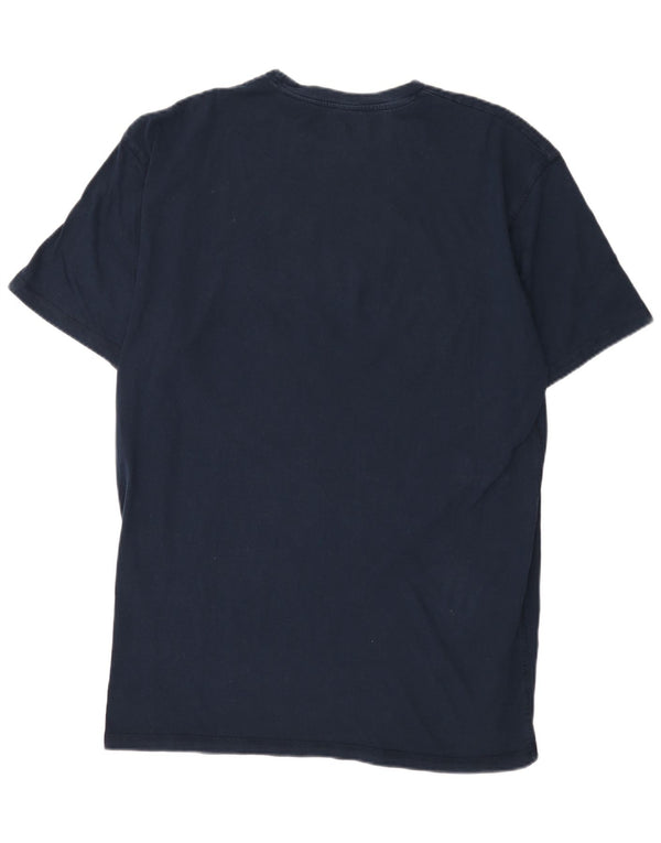 Hard Rock Cafe Homme London T-Shirt Graphique Haut XL Bleu Marine Coton