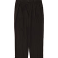 IZOD Mens Straight Suit Trousers W36 L32 Black Polyester Vintage Izod and Second-Hand Izod from Messina Hembry 