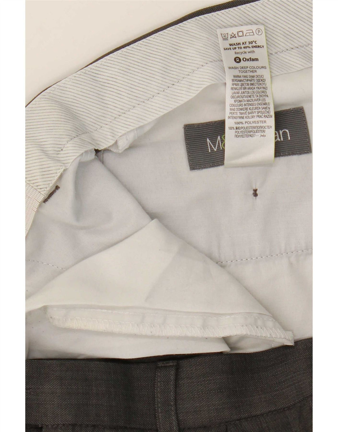 Marks & Spencer Pantalon de costume pour homme W34 L31 Noir Polyester