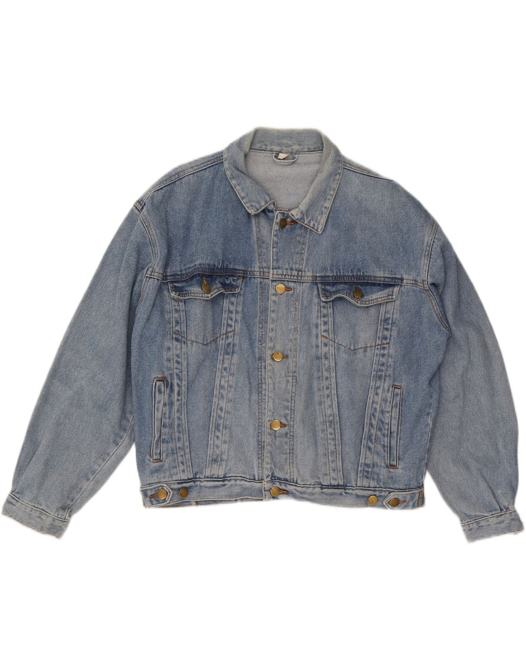 VINTAGE Veste en jean courte pour homme IT 48 Bleu moyen