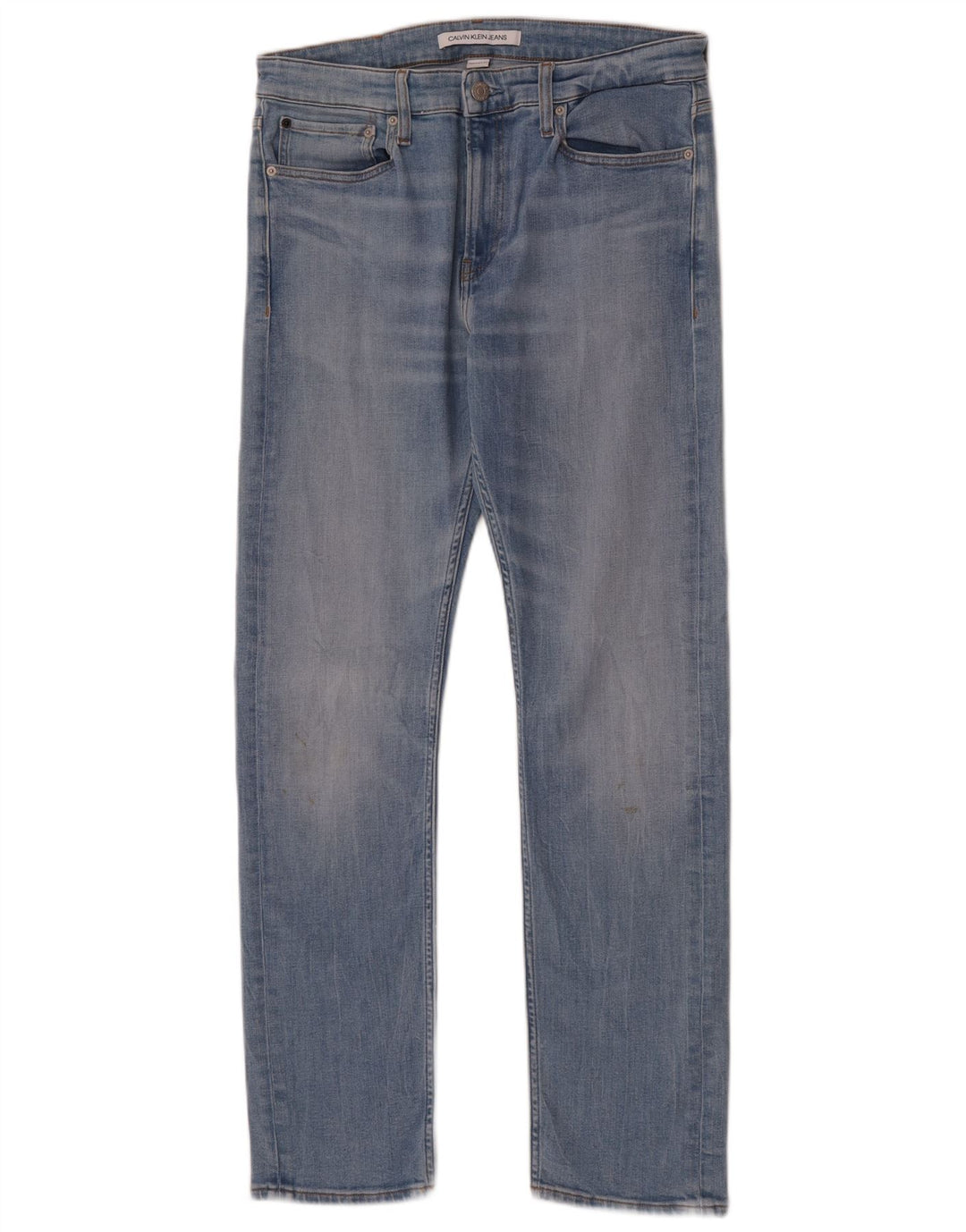 Calvin Klein Jean Slim Homme W32 L32 Bleu Coton