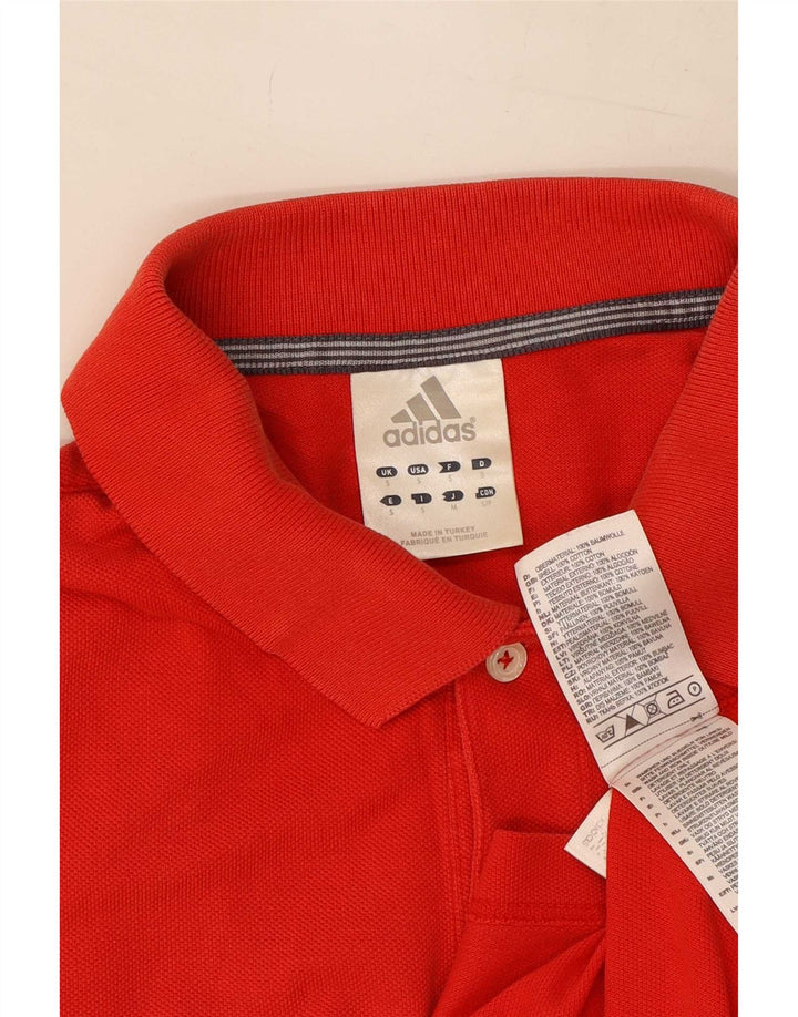 Adidas Polo Homme Petit Rouge Coton