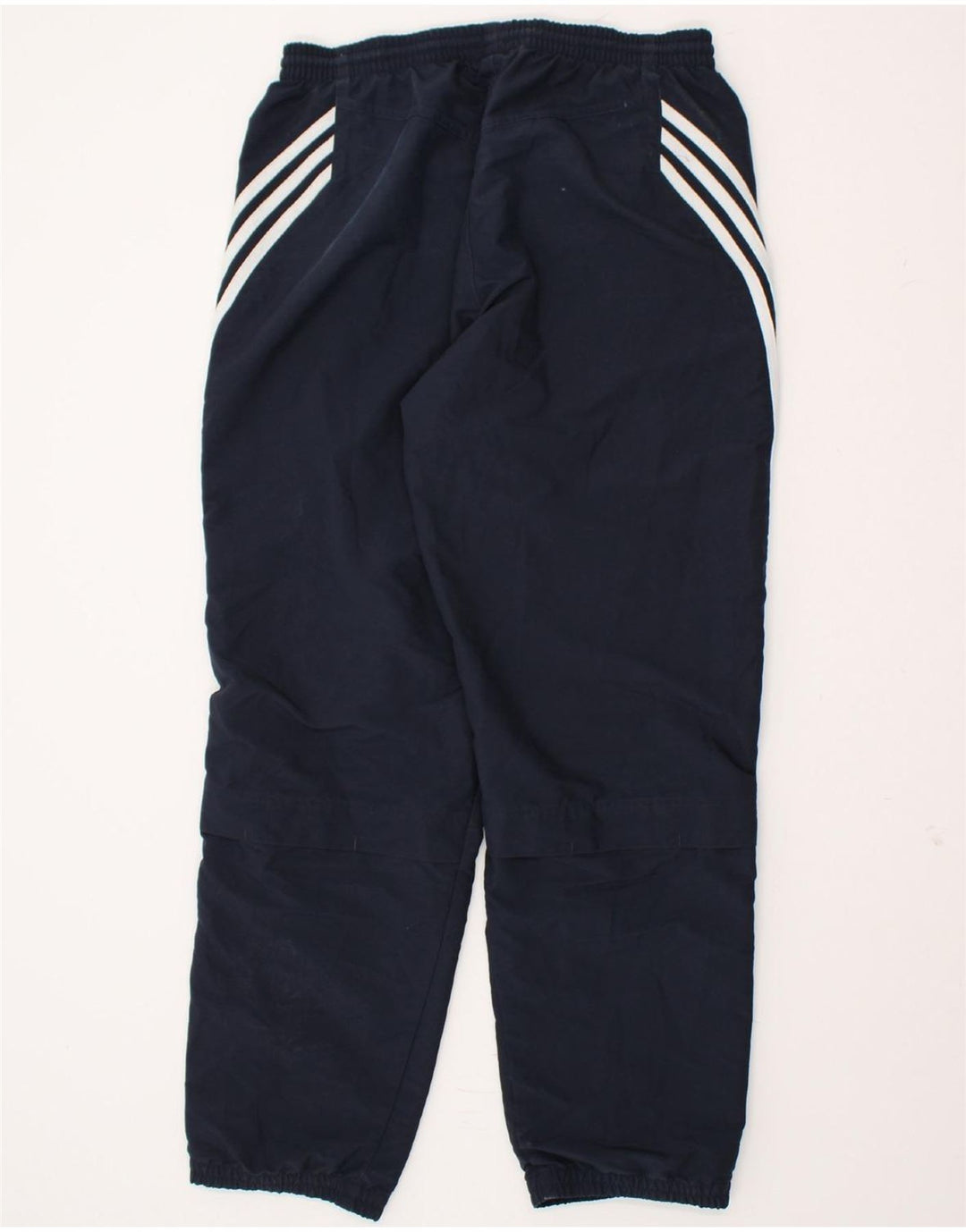 ADIDAS Mens Tracksuit Trousers Joggers Medium  Navy Blue Polyester Vintage Adidas and Second-Hand Adidas from Messina Hembry 
