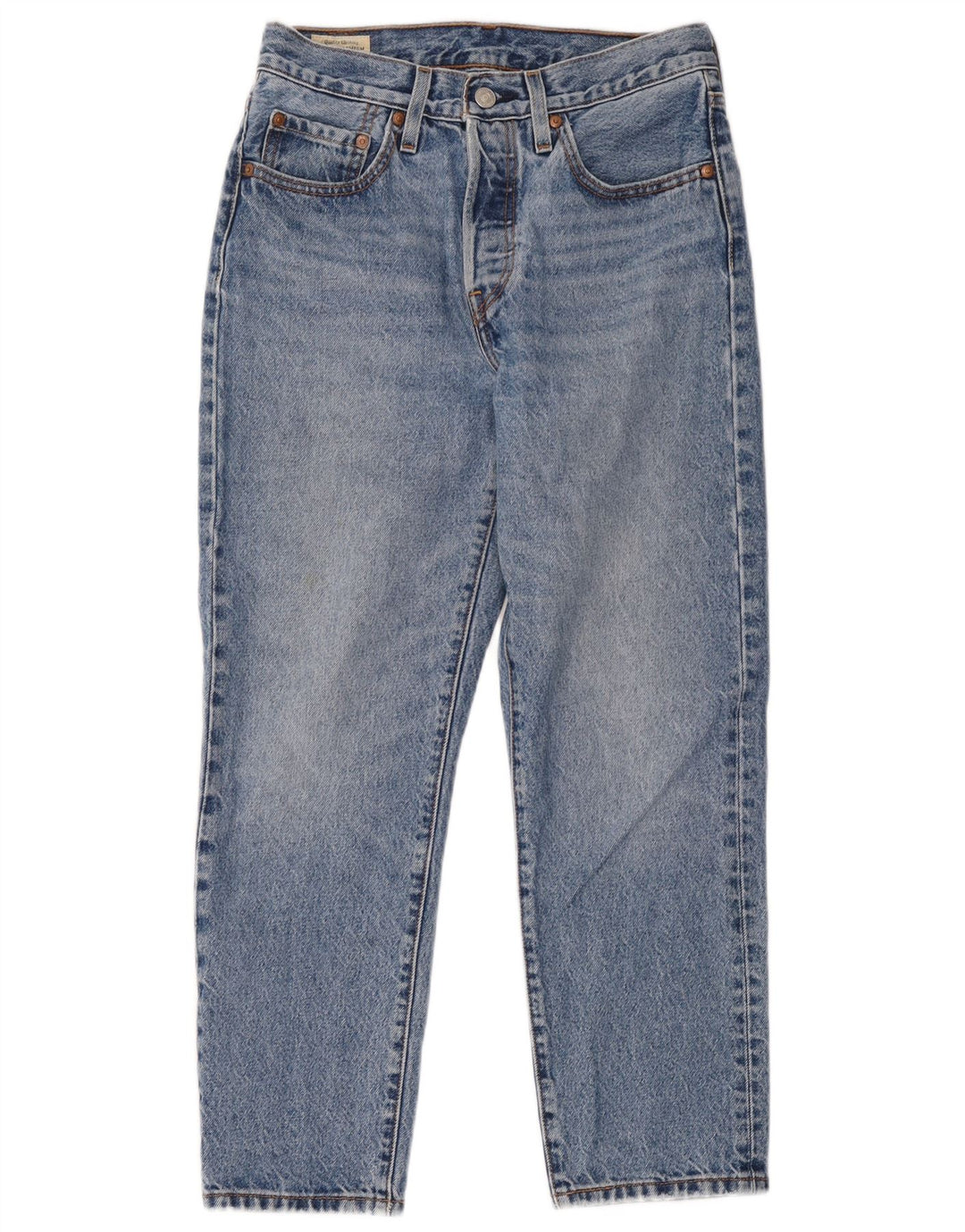 Levi's Jean Droit 501 Femme W26 L26 Bleu Coton