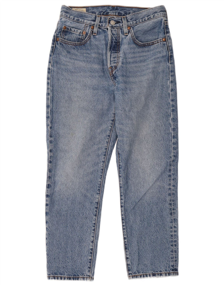 Levi's Jean Droit 501 Femme W26 L26 Bleu Coton