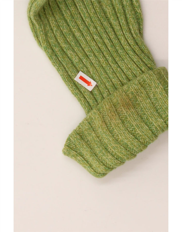 EDDIE BAUER Pull col roulé pour femme UK 18 XL Coton vert