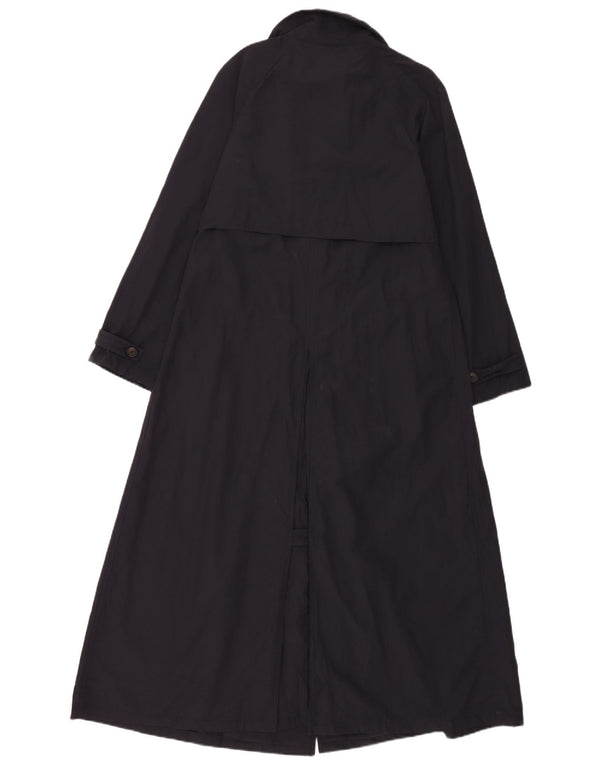 Hugo Boss Trench-coat à double boutonnage pour femme EU 42 Large Bleu marine