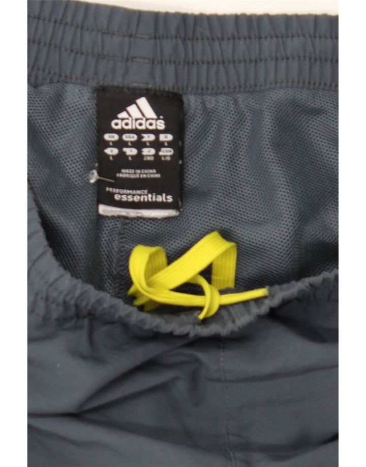 Adidas Pantalon de survêtement Climalite pour homme Large Gris Polyester