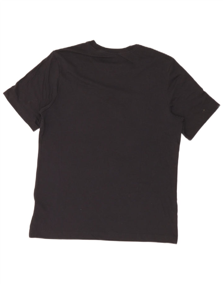 Nike Hommes Dri Fit Graphic T-Shirt Haut Noir Moyen Coton