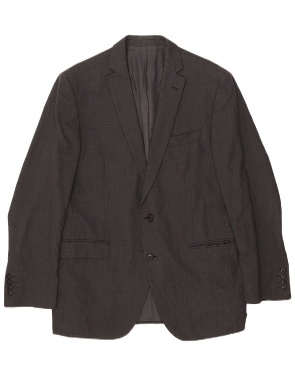 Marks & Spencer Veste blazer à 2 boutons pour homme UK 42 Grande laine grise