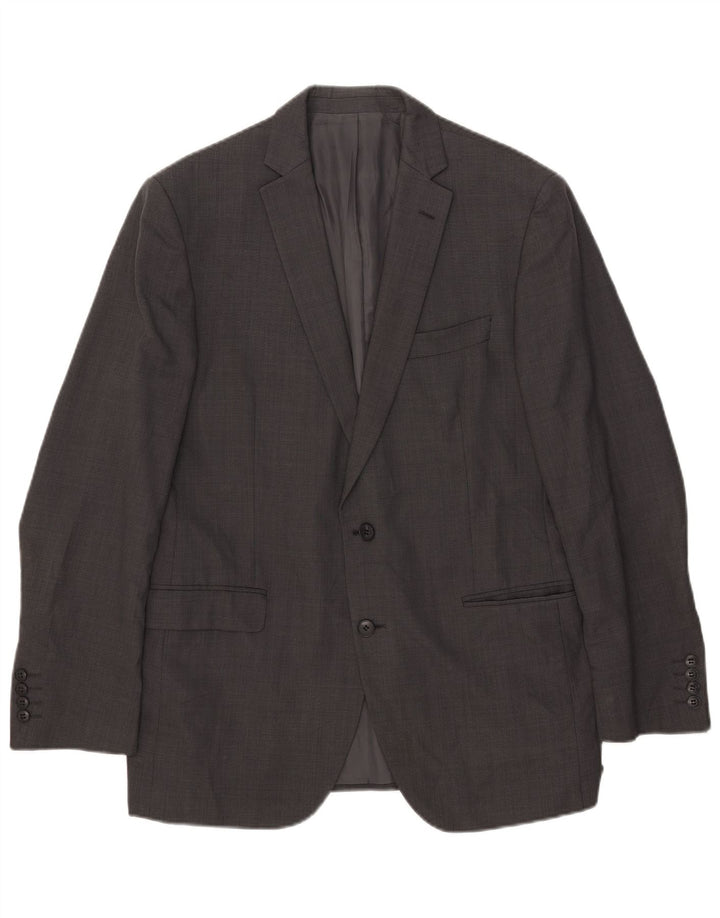 Marks & Spencer Veste blazer à 2 boutons pour homme UK 42 Grande laine grise