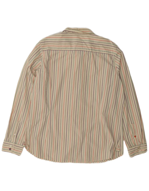 Joules Chemise Femme UK 18 XL Coton Rayé Beige