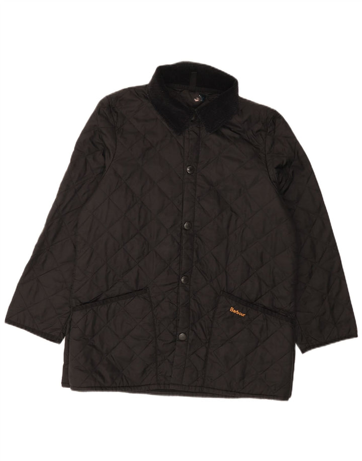 Barbour Veste matelassée pour garçons 13-14 ans XL Noir Polyamide