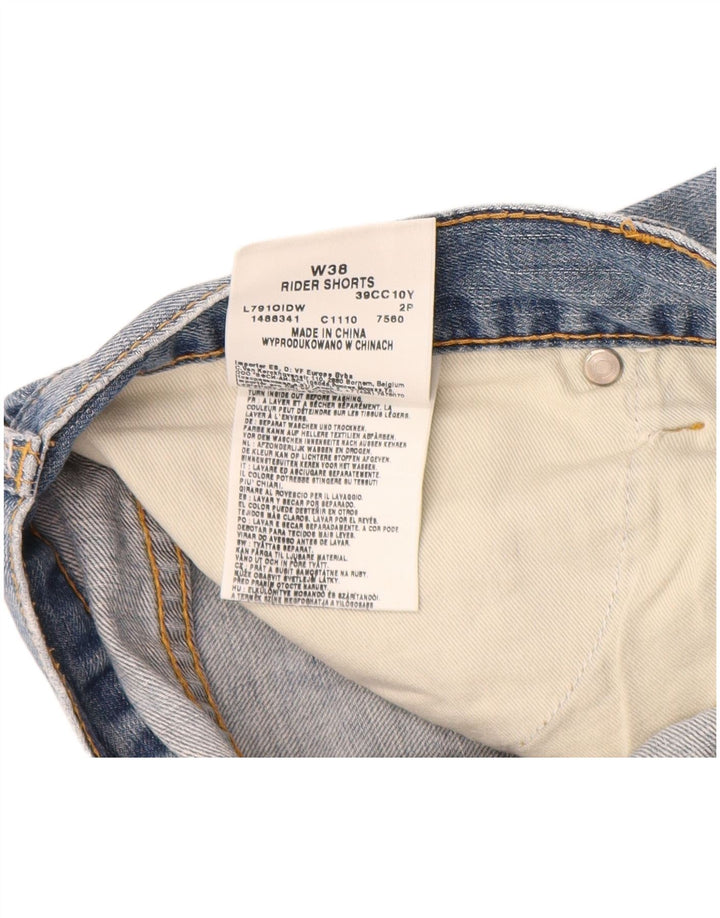 Lee Short en Jean Rider Femme W38 XL Bleu Coton
