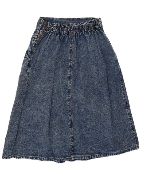 jupe en denim femme vintage W28 L30 Coton bleu