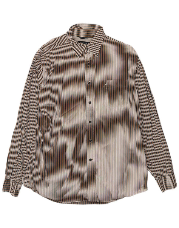 Nautica Chemise Homme Large Coton Rayé Multicolore