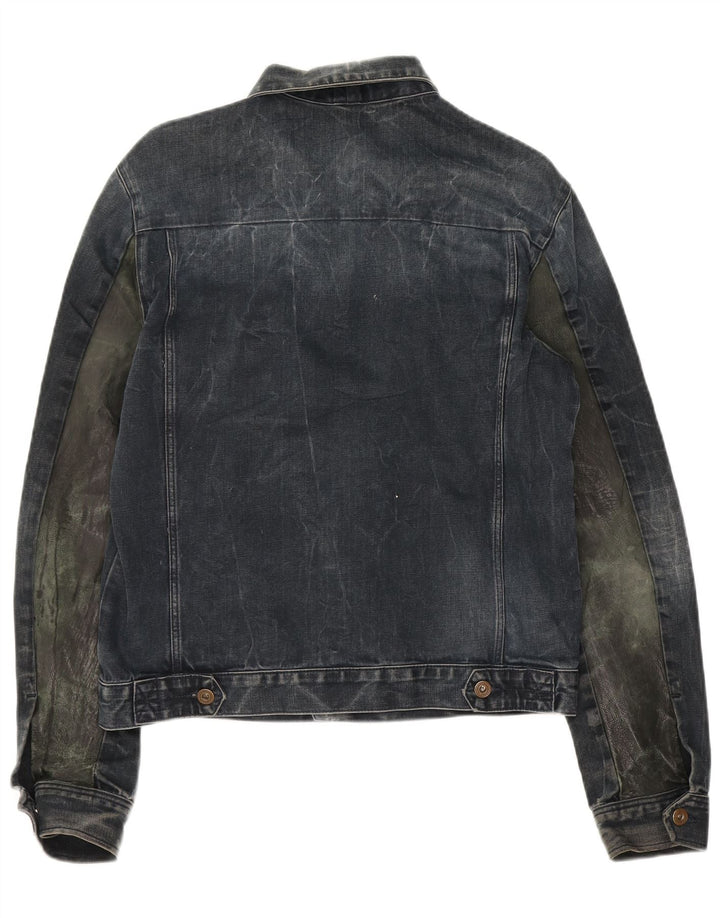Calvin Klein Jeans Veste en jean pour homme UK 38 Bleu marine moyen Colourblock