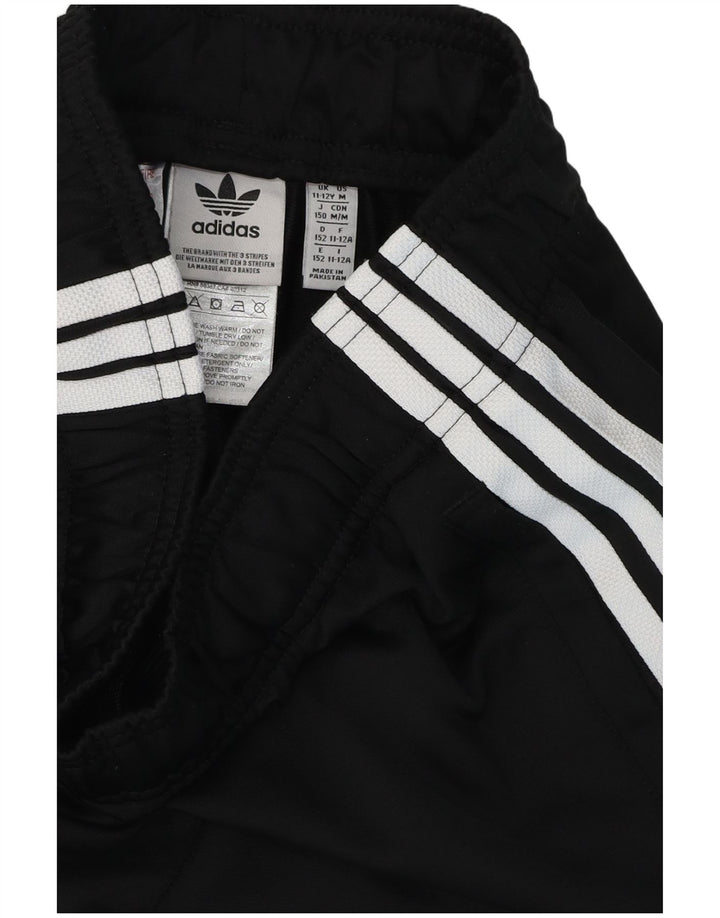 Adidas Pantalon de Survêtement Garçon Joggers 11-12 ans Noir Polyester