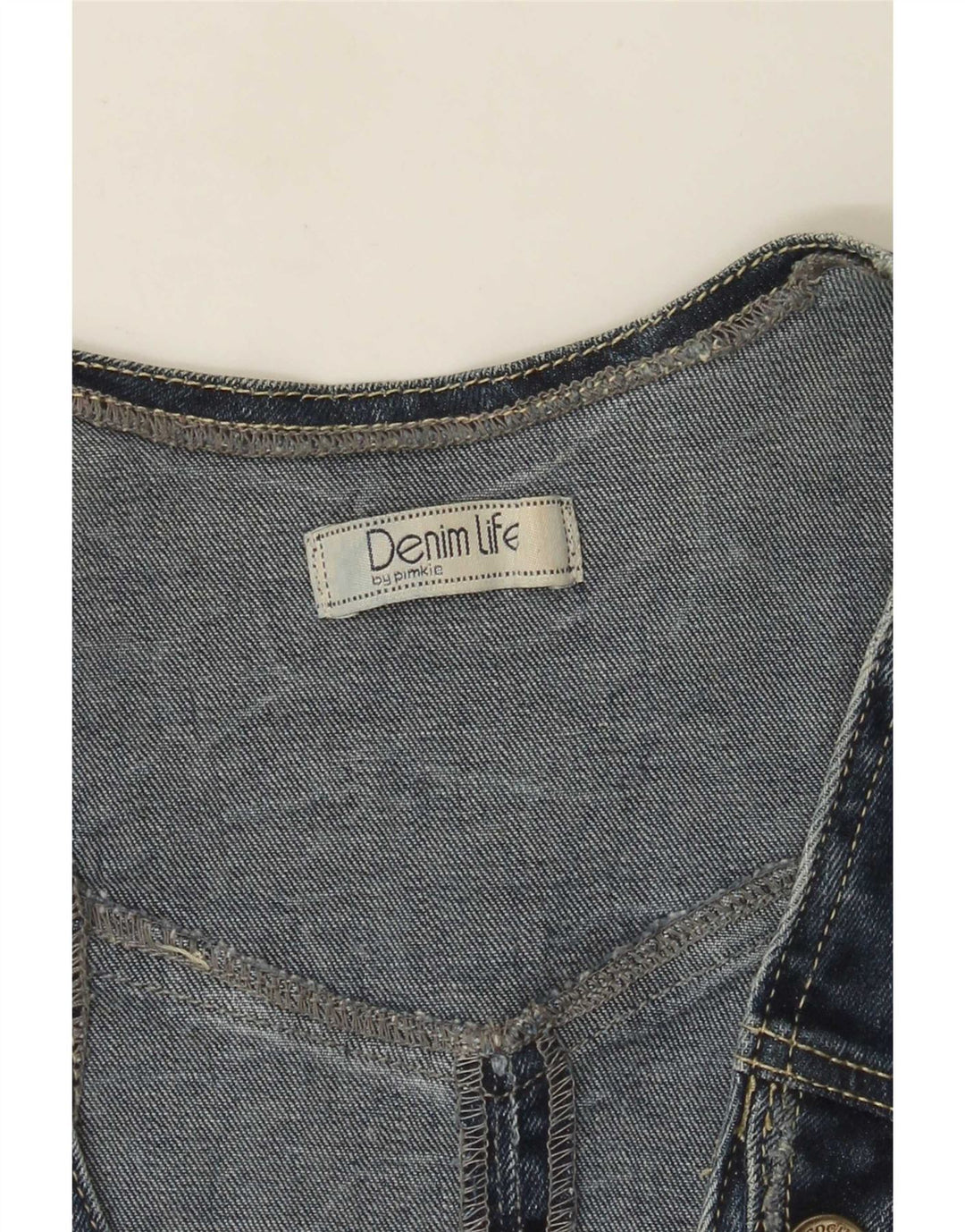 Pimkie Gilet en jean pour femme UK 8 Small Bleu
