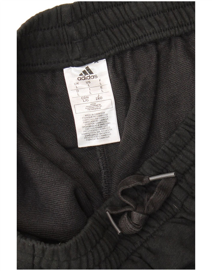 Adidas Short de sport pour homme Grand coton noir