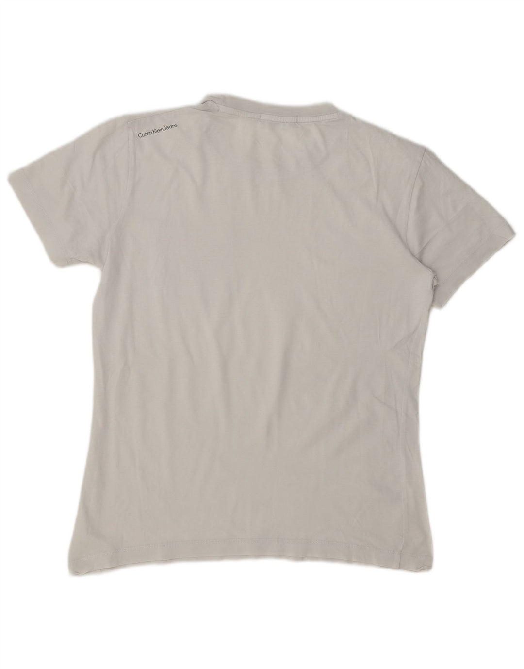 Calvin Klein Jeans T-Shirt Regular Fit Graphique Homme Blanc Moyen