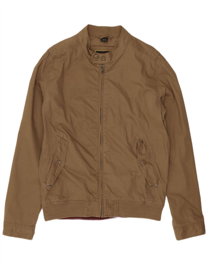 Zara Veste Bomber Homme UK 42 XL Coton Beige