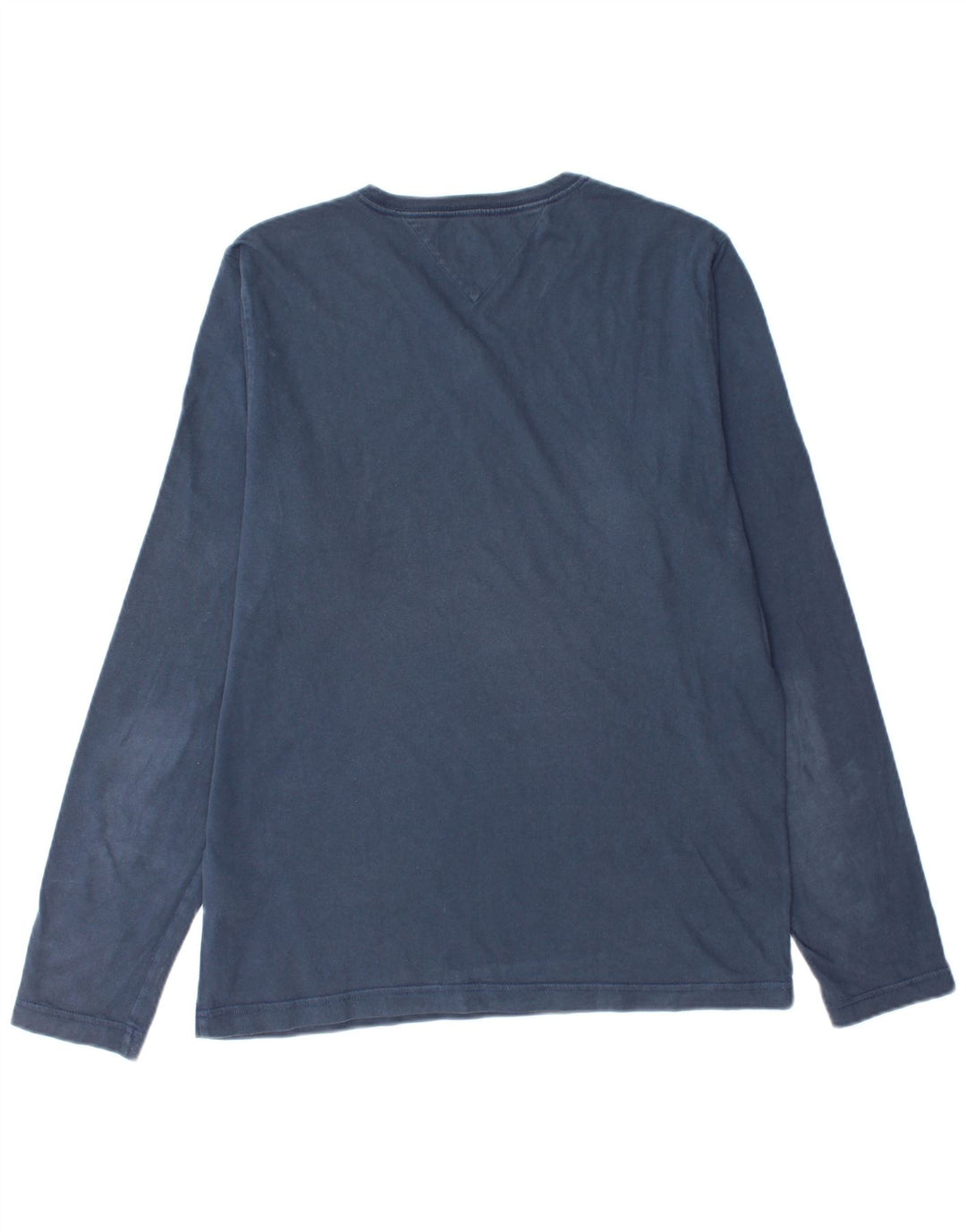 TOMMY HILFIGER Top Homme Manches Longues Bleu Marine Moyen Coton