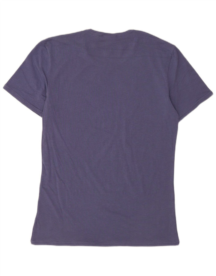 Fila T-Shirt Femme UK 14 Large Bleu Marine