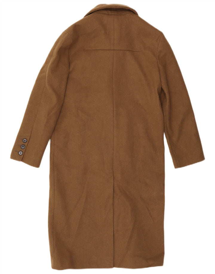 Topshop Petite Manteau Oversize à Double Boutonnage pour Femme UK 4 XS Marron