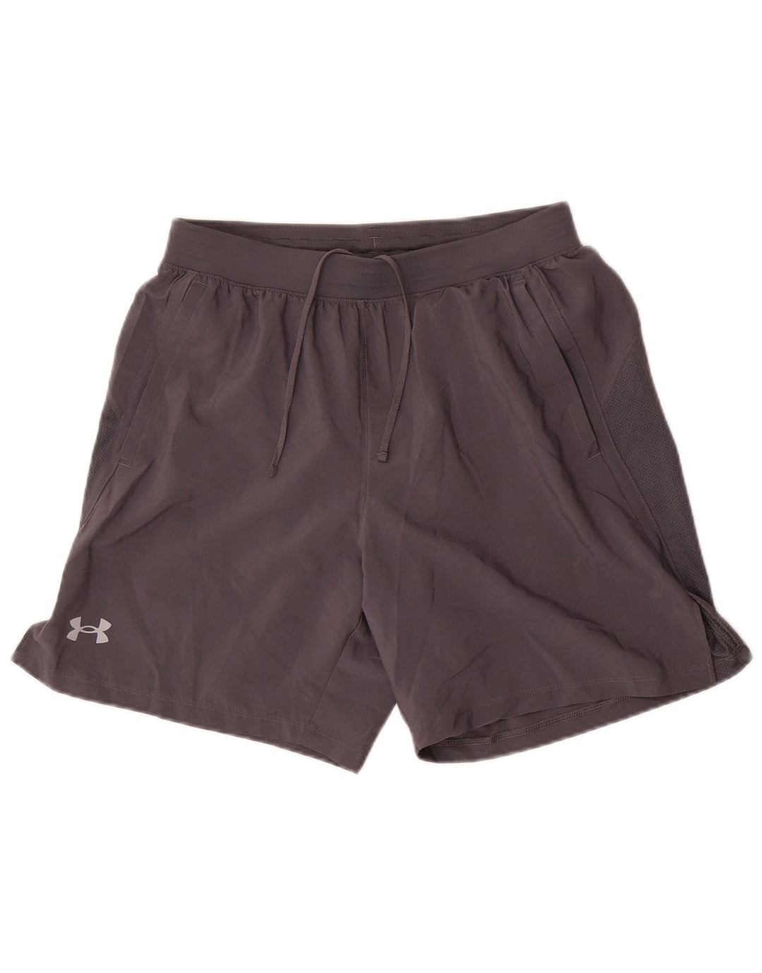 Under Armour Short de Sport Homme Gris Moyen Polyester