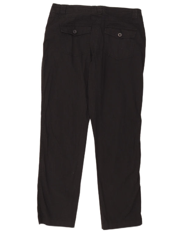 Mountain Warehouse Pantalon Chino Droit Femme UK 14 Large W32 L29 Noir