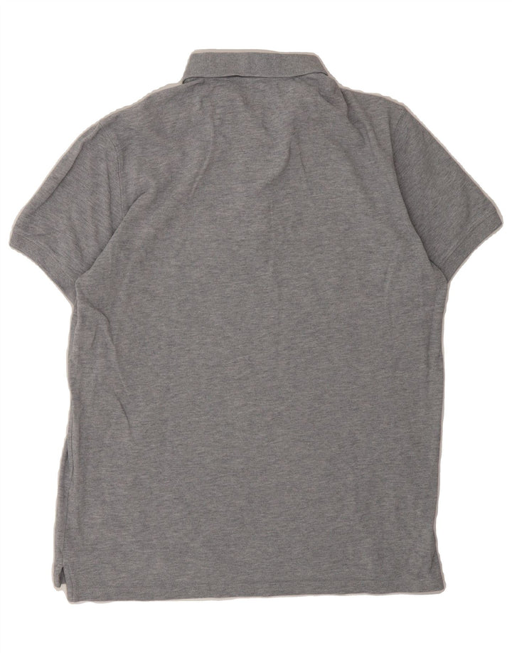 MASSIMO DUTTI Mens Polo Shirt Large Grey Cotton Vintage Massimo Dutti and Second-Hand Massimo Dutti from Messina Hembry 