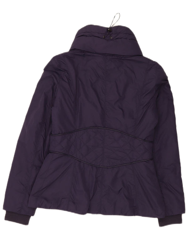 Zara Veste matelassée pour femme UK 10 Small Violet