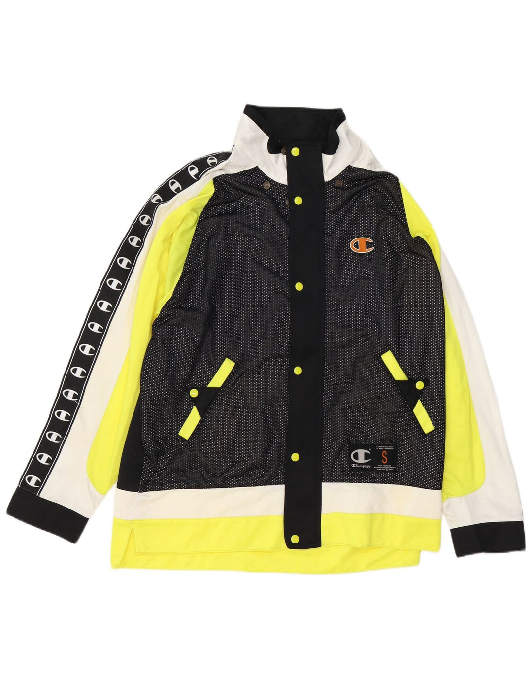 CHAMPION Veste de Survêtement Graphique Homme Petit Noir Colourblock