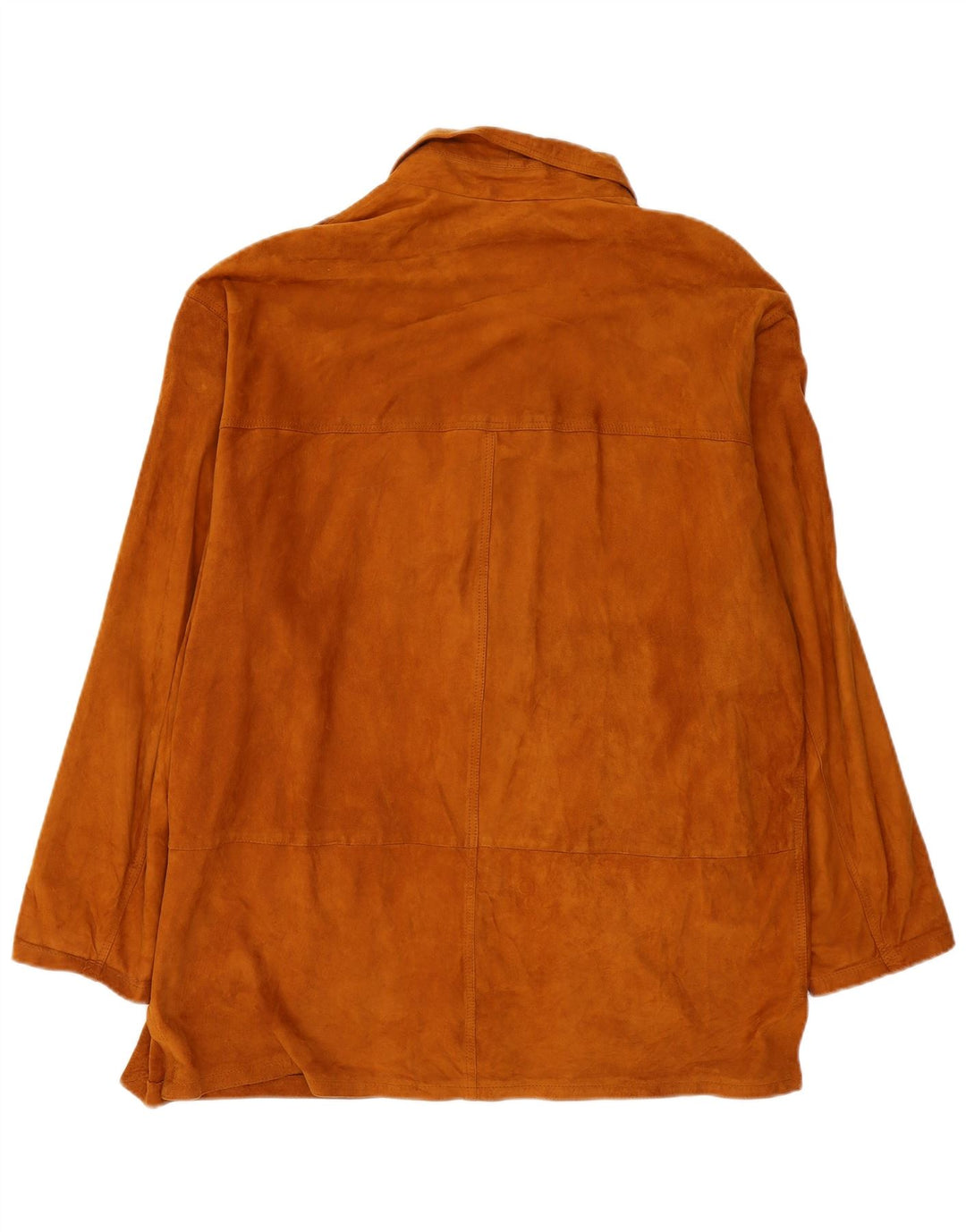 veste en daim homme vintage EU 56 3XL cuir marron