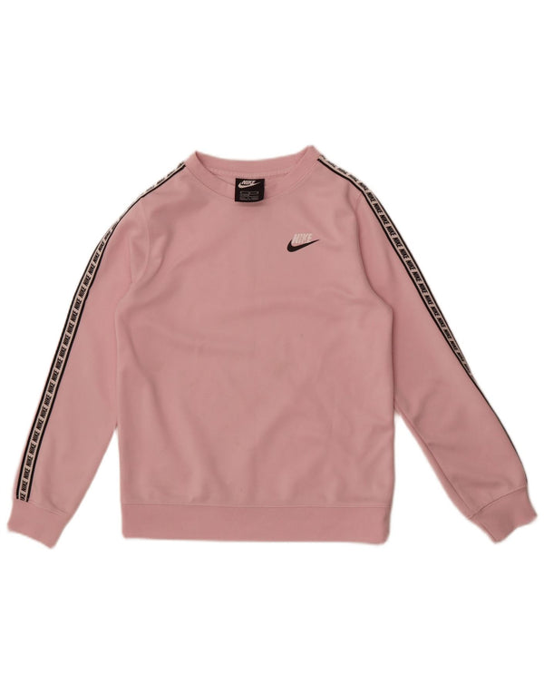 Nike Sweat-shirt graphique fille 10-11 ans Rose moyen Polyester