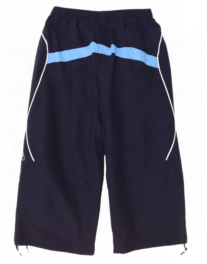 Reebok Pantalon de Survêtement Capri Homme Bleu Marine Petit Polyester