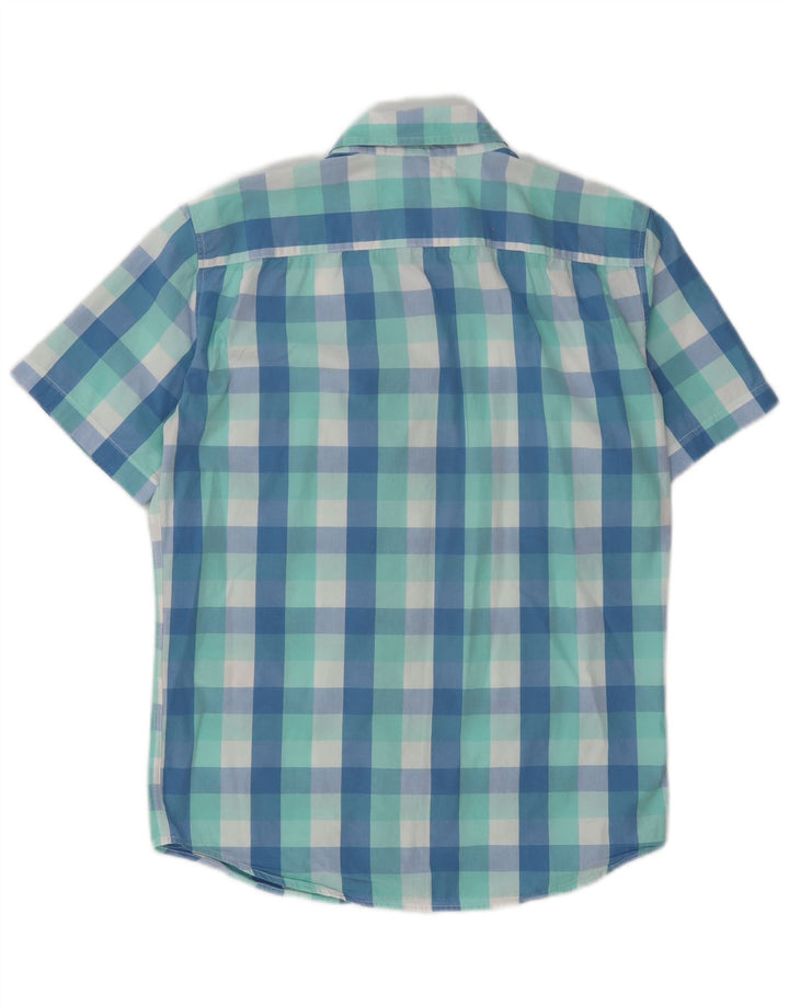 Levi's Chemise à Manches Courtes Standard Homme Bleu Petit Coton Vichy