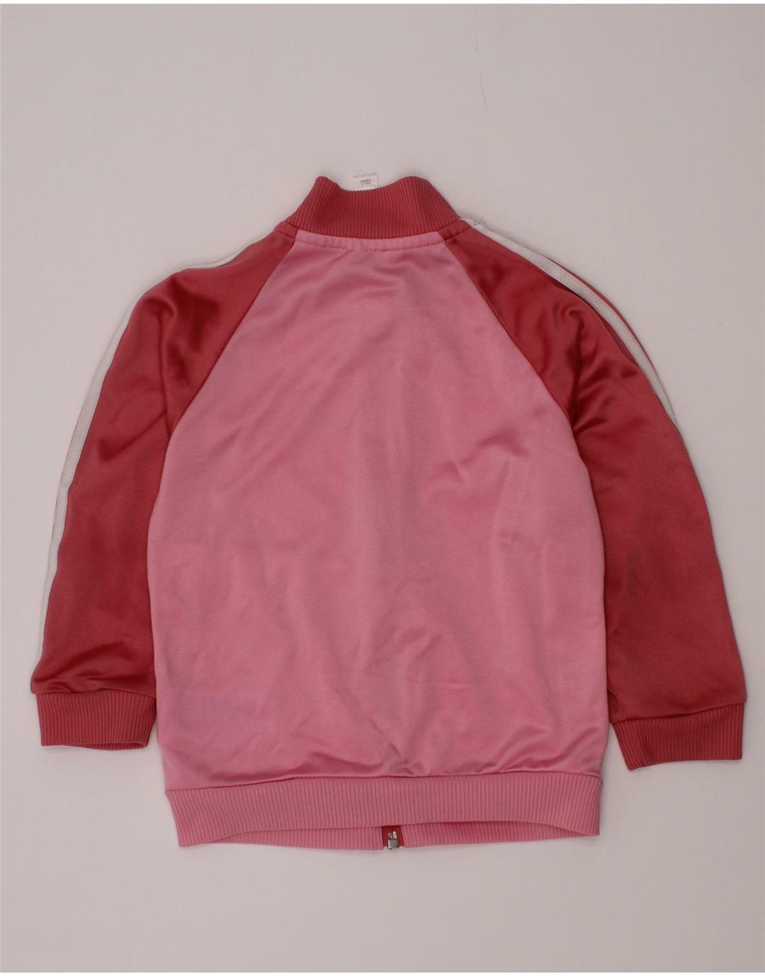 Adidas Veste de Survêtement Fille 2-3 Ans Rose Colorblock Polyester