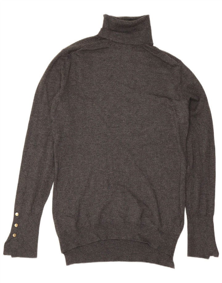 Zara Pull col roulé pour femme UK 14 Large Gris