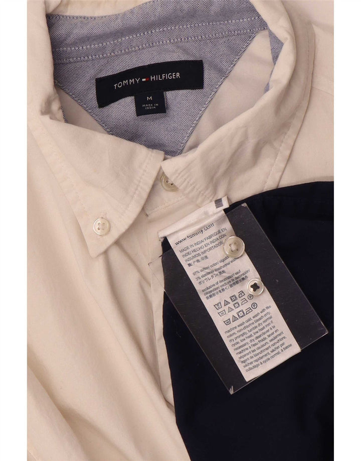 Tommy Hilfiger Chemise Homme Blanc Moyen Colourblock