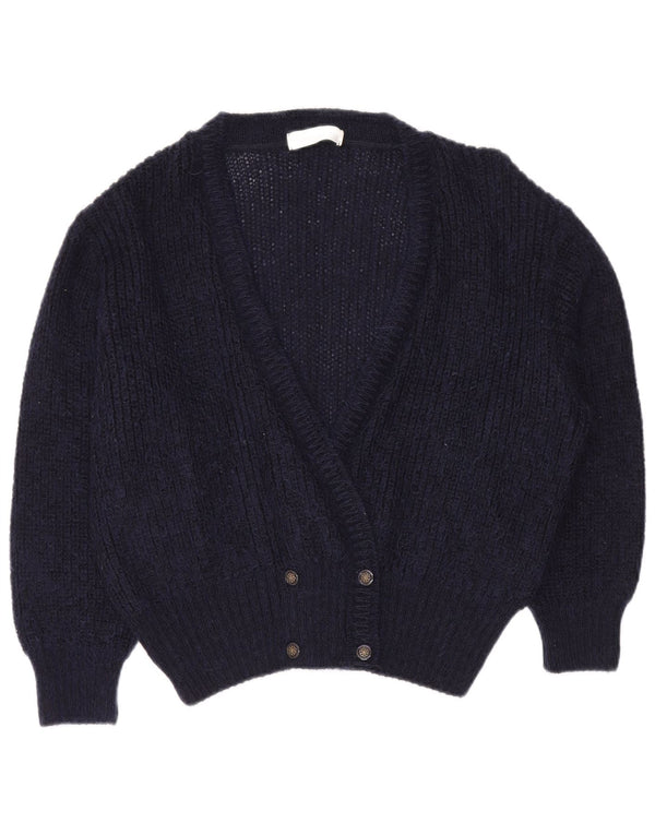 Marks & Spencer Cardigan pour femme UK 18 XL Bleu marine Mohair