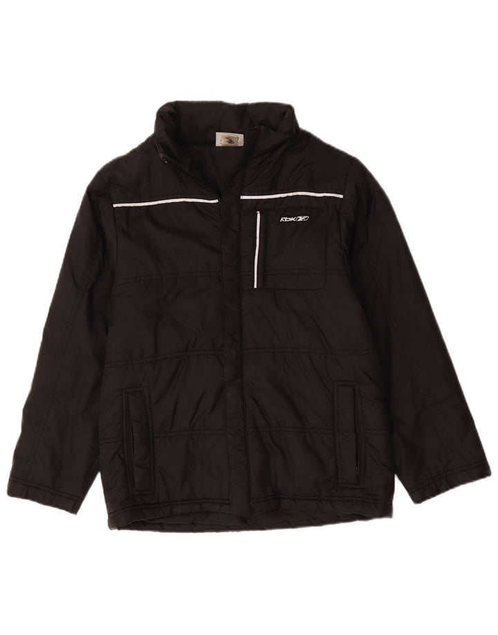 Reebok Veste rembourrée garçon 13-14 ans Noir Polyester