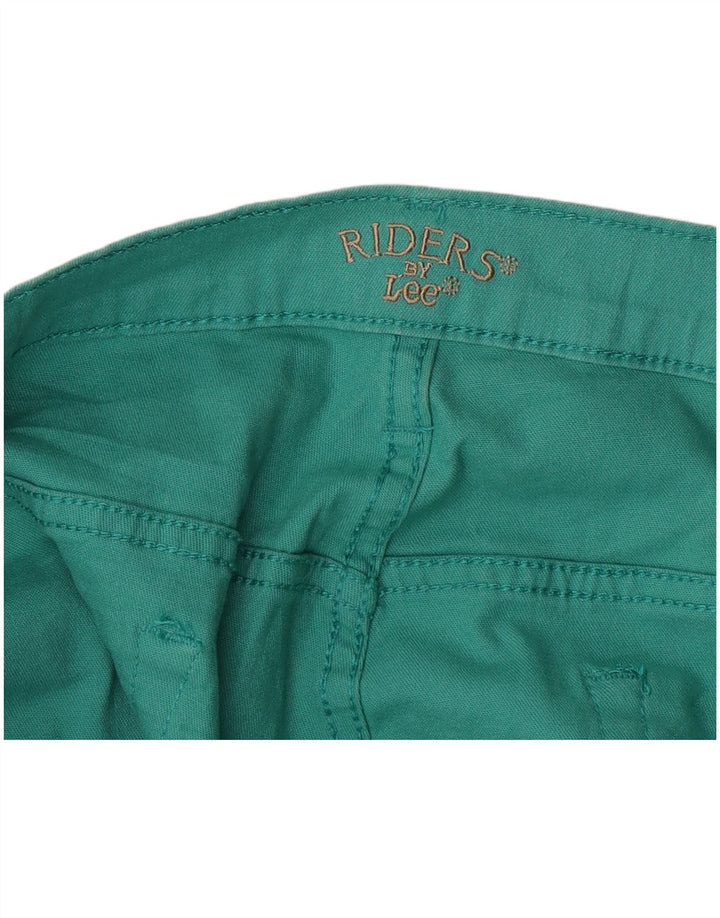 Lee Pantalon Capri Riders Femme W44 L18 Turquoise